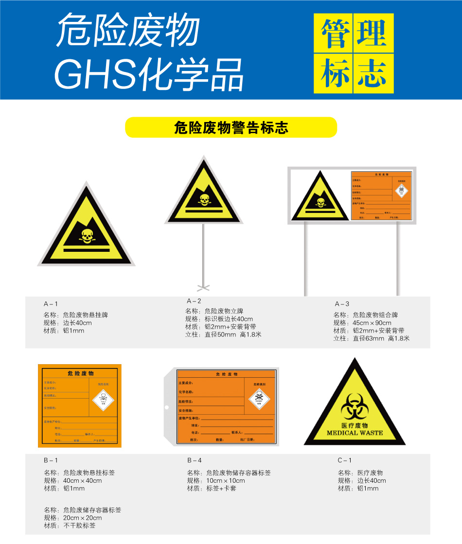 危险废物,ghs化学品管理标志