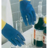 ChemiproTM 224天然橡胶表浸25涂层棉植绒手套