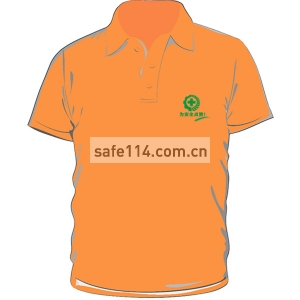 安全文化衫（纯棉T恤）（桔色）（10件起订）