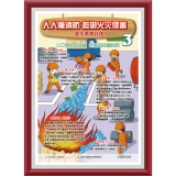 《人人懂消防抵御火灾侵害》宣教挂图6幅/套（52×76）
